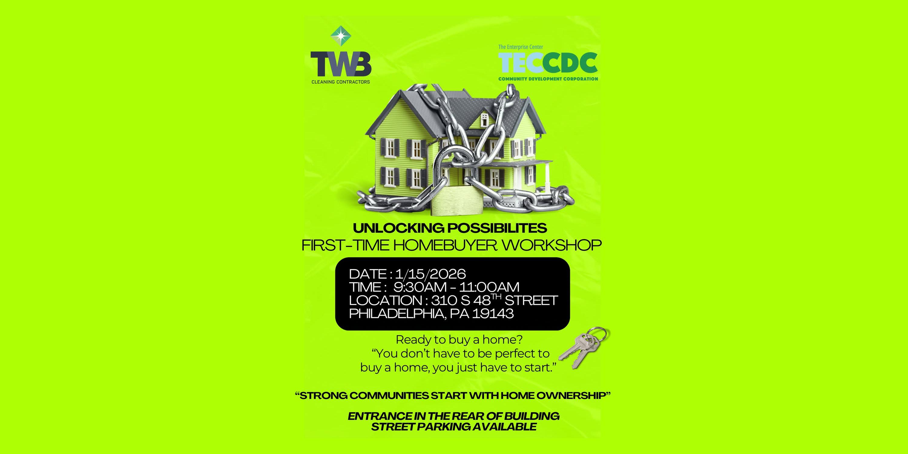 First Time Homebuyers Workshop