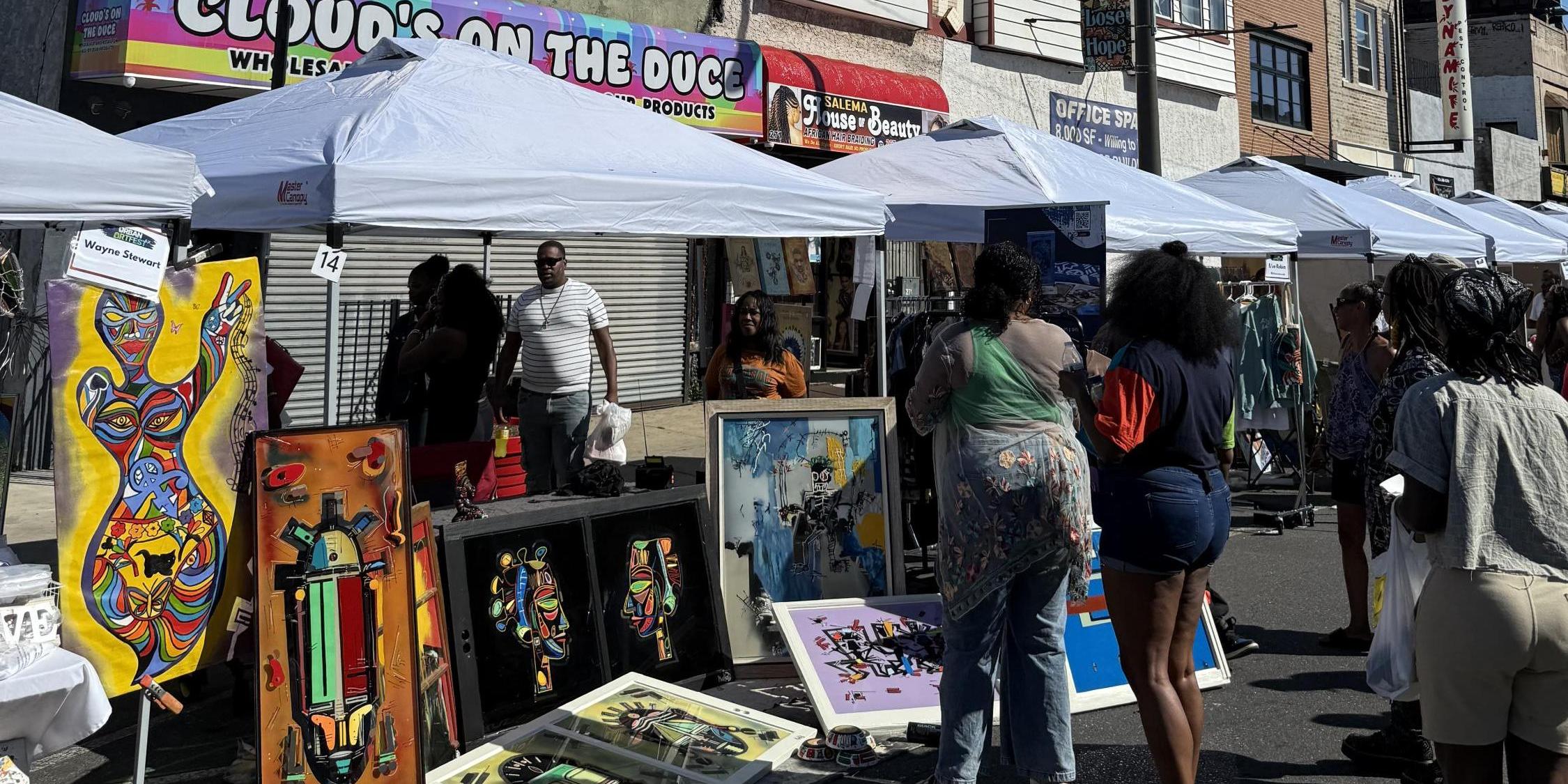 2025 Art street festival in West Philadelphia